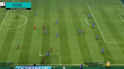 FC 27 gameplay settings with AI Auto Play and player slider options